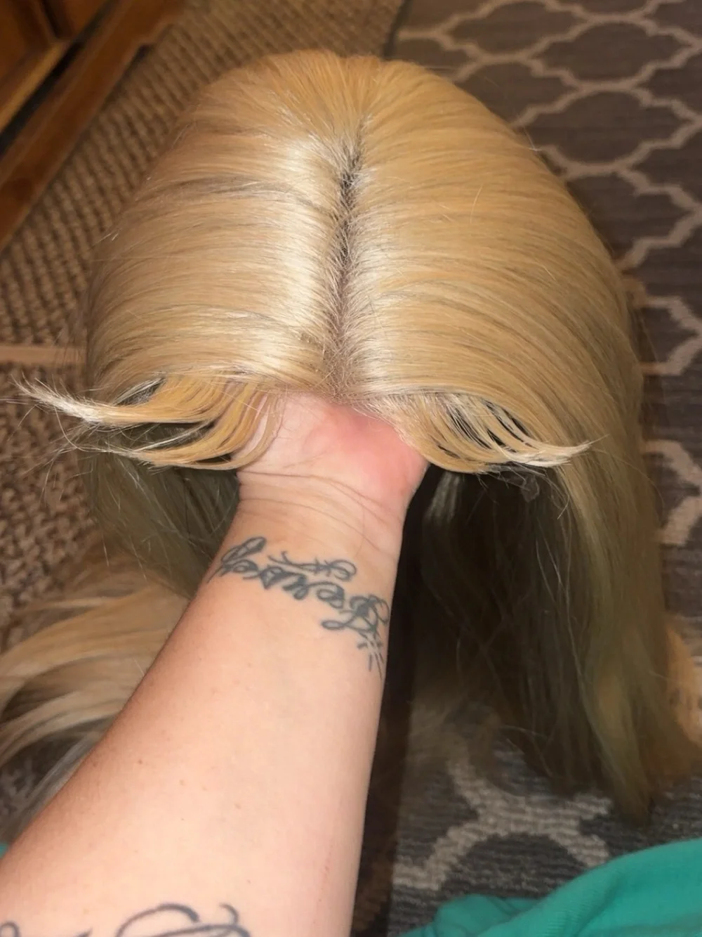 Blonde Long Straight Women's Wig - Neutral Blonde